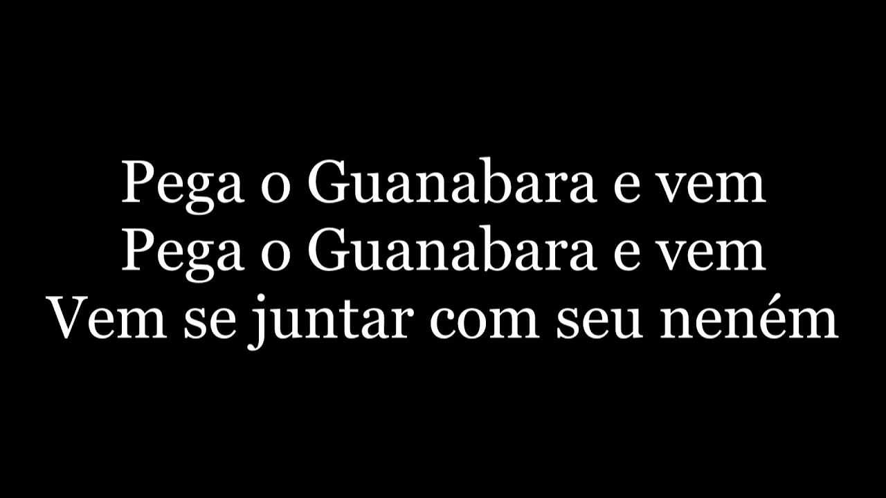 Letra Wesley Safadão E Alanzim Coreano Pega O Guanabara letra