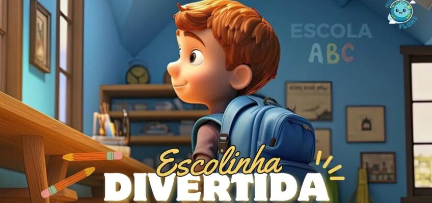 Clipe Infantil: ESCOLINHA DIVERTIDA | MÚSICA ANIMADA para CRIANÇA – MUNDO FLOKI (CLIPE INFANTIL)