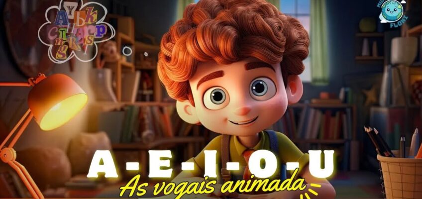 Clipe Infantil: AS VOGAIS ANIMADAS | MÚSICA EDUCATIVA para CRIANÇA – MUNDO FLOKI (CLIPE INFANTIL)